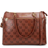 Madalyn Rustic Vegan Leather Weekender Tote Bag - GiFTiFY