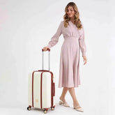Mia 3 Piece Expandable Retro Luggage Set - GiFTiFY