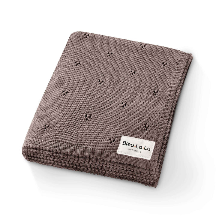 Organic Pointelle Luxury Knit Swaddle Blanket - GiFTiFY
