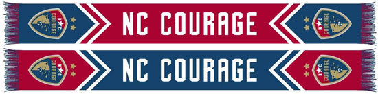 NORTH CAROLINA COURAGE SCARF- Chevron (HD Knit)