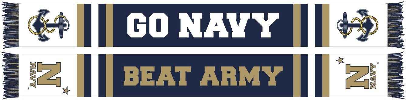 NAVY SCARF -  Go Navy Beat Army!