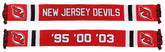 NEW JERSEY DEVILS SCARF - Home Jersey