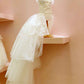 Handmade Luxury White Pet Wedding Dress Dogs Cats Bridal Gown