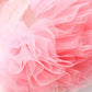 Unique Pet Feather Tutu Dog Lace Dress Princess Dress Pink Swan for Wedding Party Birthday Festival One Piece
