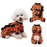 Pet Halloween Four-Legged Costume Pumpkin Head Costume - GiFTiFY