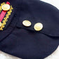 Handcrafted Royal Military Pet Suit Gold Trimmed Dog Outfit Jacket Suit Shirt Two-Piece Prince Uniform Badge