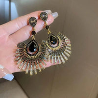 Exaggerated Water Drop Earrings - Luxe Look