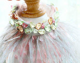 Handmade Glamorous Sequin Feather Pet Clothing Elegant Sparkling Dog Princess Dress - GiFTiFY