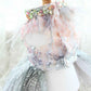 Handmade Glamorous Sequin Feather Pet Clothing Elegant Sparkling Dog Princess Dress