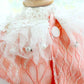 Luxury Dog Clothes Princess Pet Wedding Dress Pink Dog Gown