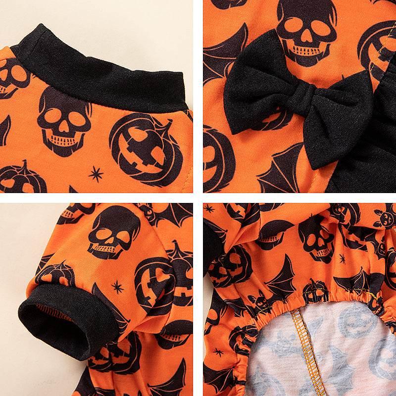 Pet Halloween Four-Legged Costume Pumpkin Head Costume - GiFTiFY