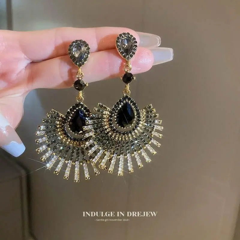 Exaggerated Water Drop Earrings - Luxe Look Earrings by Zopi / AliExpress