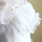 Handmade Luxury White Pet Wedding Dress Dogs Cats Bridal Gown