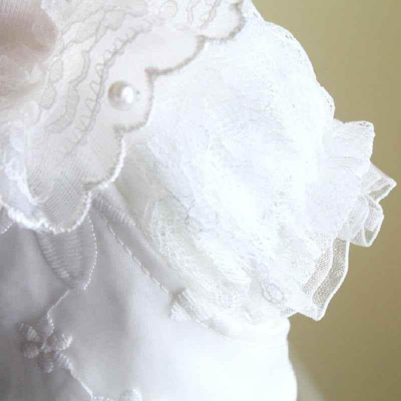 Handmade Luxury White Pet Wedding Dress Dogs Cats Bridal Gown - GiFTiFY