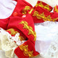 Handmade Regal French Court Dog Clothes Tailcoat Luxury Pet Suit With Shirt Lace and Gold Detailing