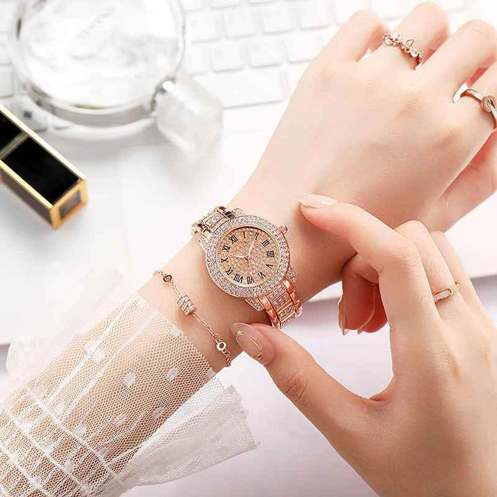 Diamond Luxury Lady'S Starry Sky Wristwatch - GiFTiFY