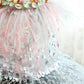 Handmade Glamorous Sequin Feather Pet Clothing Elegant Sparkling Dog Princess Dress