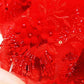Handmade Luxury Pet Gown Red Lace Princess Dog Dress Weddings Special Occasions Photo Shoots Holiday Birthday