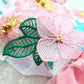 Handmade Dog Clothes Peony Pavilion Light Silk Embroidery Pet Dress