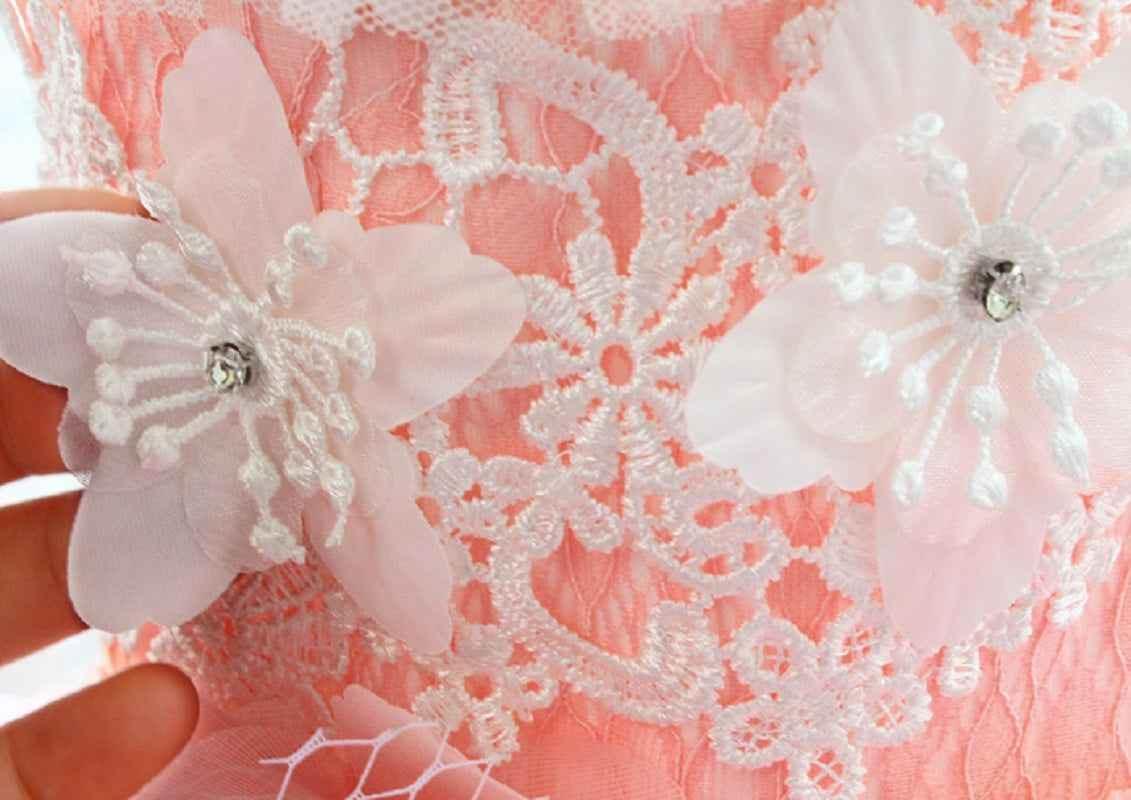 Luxury Dog Clothes Princess Pet Wedding Dress Pink Dog Gown - GiFTiFY