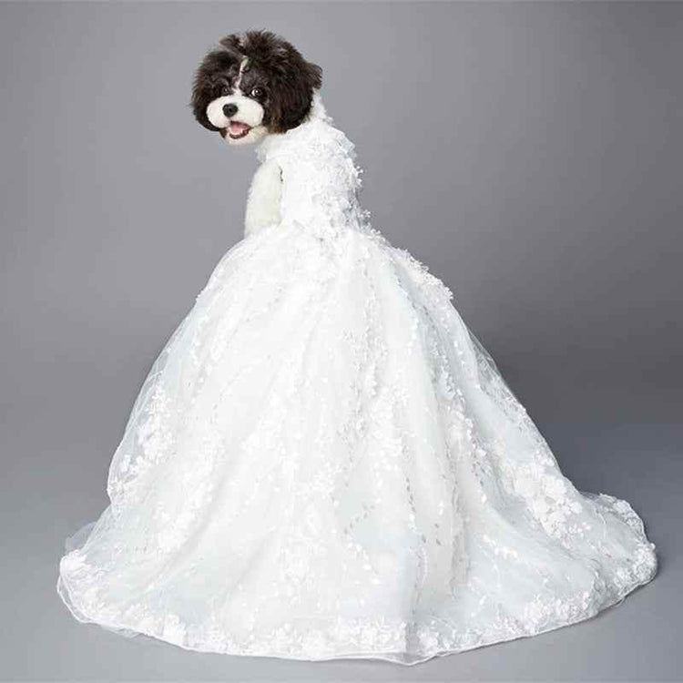 Princess Wedding Dress Dog Ball Gown - GiFTiFY