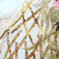 Exquisite Gold Silver Sequin Pet Gown Luxurious Dog Princess Dress