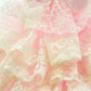 Elegant Pink Lace Dog Dress Trailing Handcrafted Princess Tutu Gown for Wedding Party