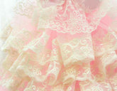 Elegant Pink Lace Dog Dress Trailing Handcrafted Princess Tutu Gown for Wedding Party - GiFTiFY