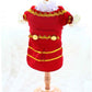 Handmade Regal French Court Dog Clothes Tailcoat Luxury Pet Suit With Shirt Lace and Gold Detailing