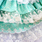 Handmade Luxury Dog Trailing Dress Pet Clinoline Weddings Gown