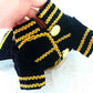 Handcrafted Velvet Dog Outfit with Gold Embroidery Double Breasted Buttons Vintage Pet Jacket