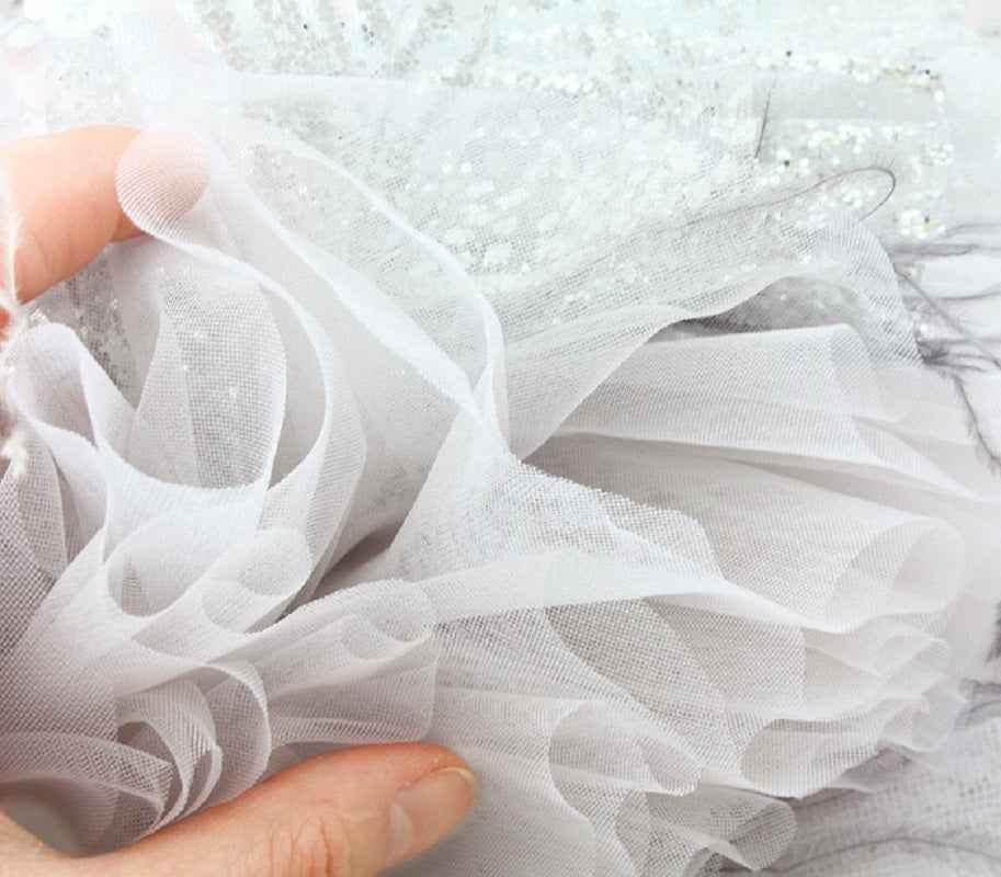 Handmade Glamorous Sequin Feather Pet Clothing Elegant Sparkling Dog Princess Dress - GiFTiFY