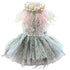 Handmade Glamorous Sequin Feather Pet Clothing Elegant Sparkling Dog Princess Dress - GiFTiFY