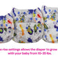 One Size Pocket Diapers - INSERTS NOT INCLUDED