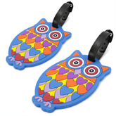 Novelty Collection Luggage Tags Set of 2 Luggage Tags by Travellty