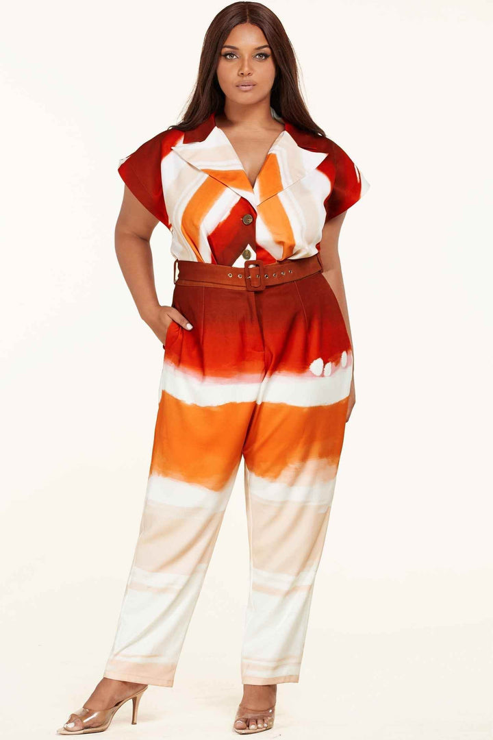 The Sunset Jumpsuit - Plus Size - GiFTiFY