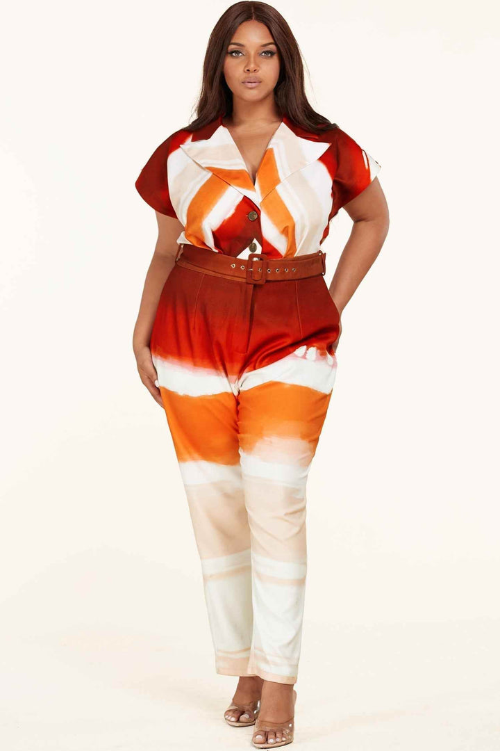 The Sunset Jumpsuit - Plus Size - GiFTiFY