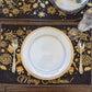 DaDa Bedding Set of 4-Pieces Magical Golden Reindeer Woven Tapestry Dining Table Placemats 13” x 19”