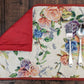 DaDa Bedding Set of 4-Pieces Vintage Romantic Roses Lovely Pink Floral Tapestry Placemats 13” x 19” (879)