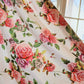 DaDa Bedding Set of 2-Pieces Romantic Roses Pink Floral Sheer Window Panel Curtains (JHW-879)