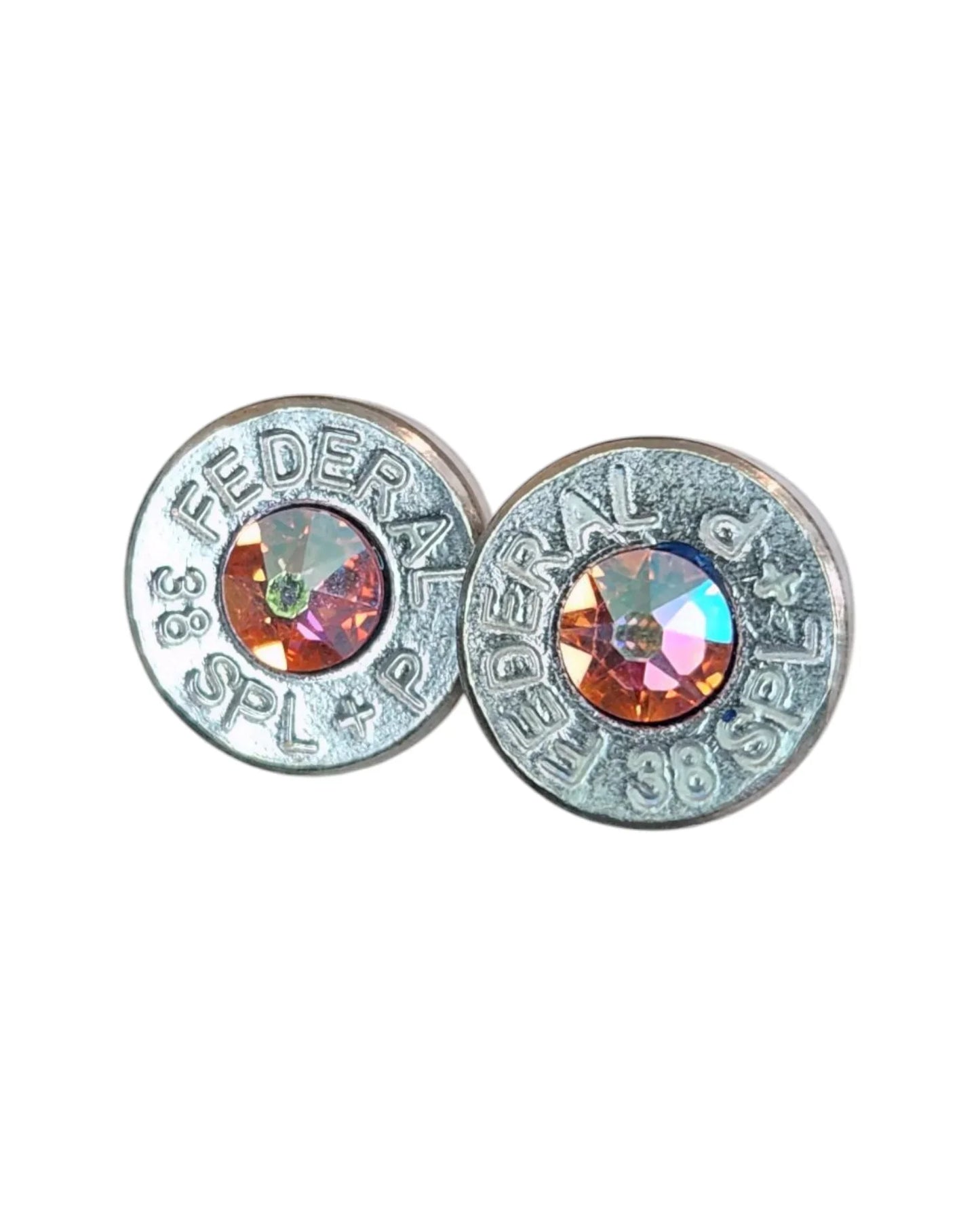 Head stamp Stud Earrings Sarahs Jewelry Designs
