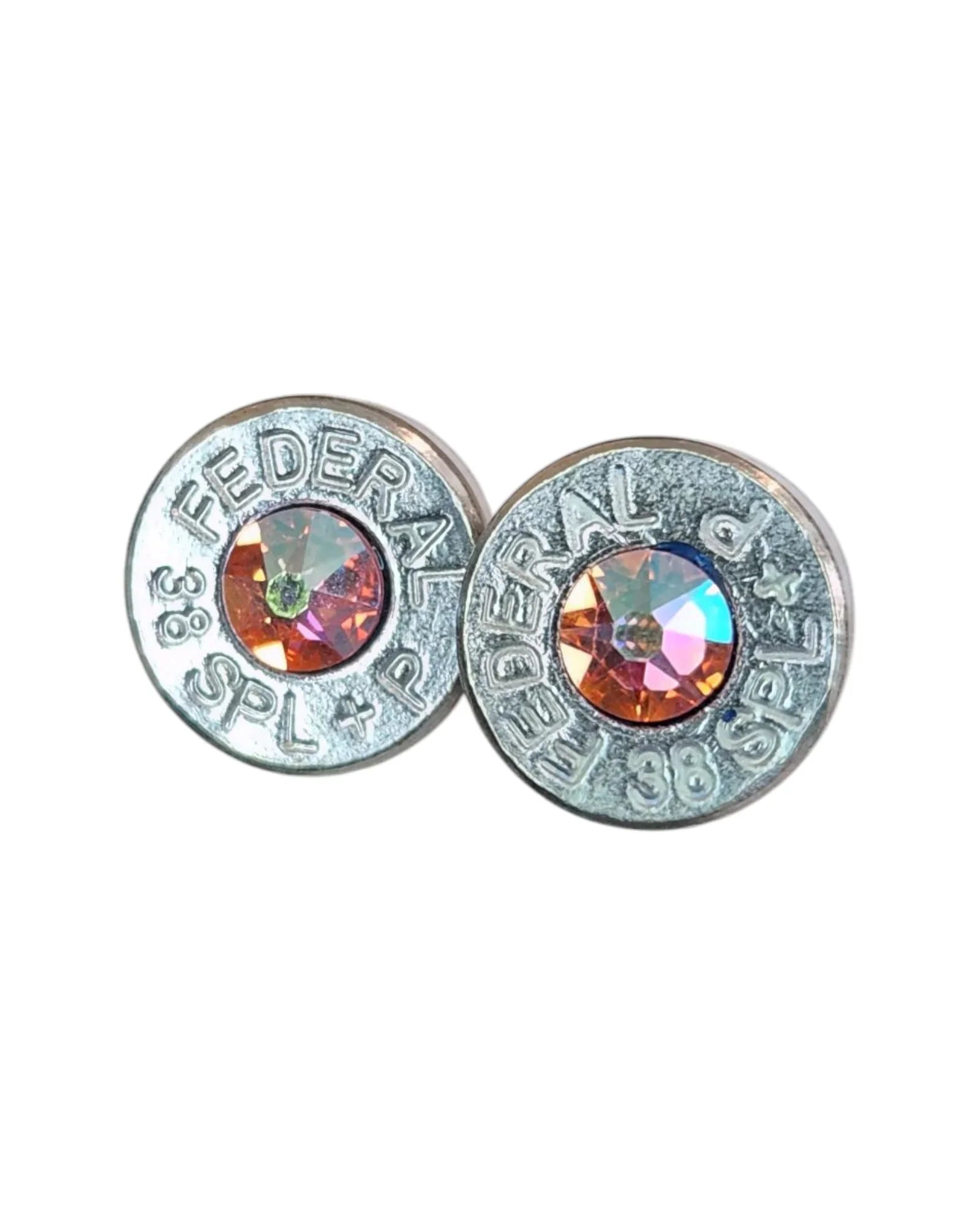 Head stamp Stud Earrings Sarahs Jewelry Designs