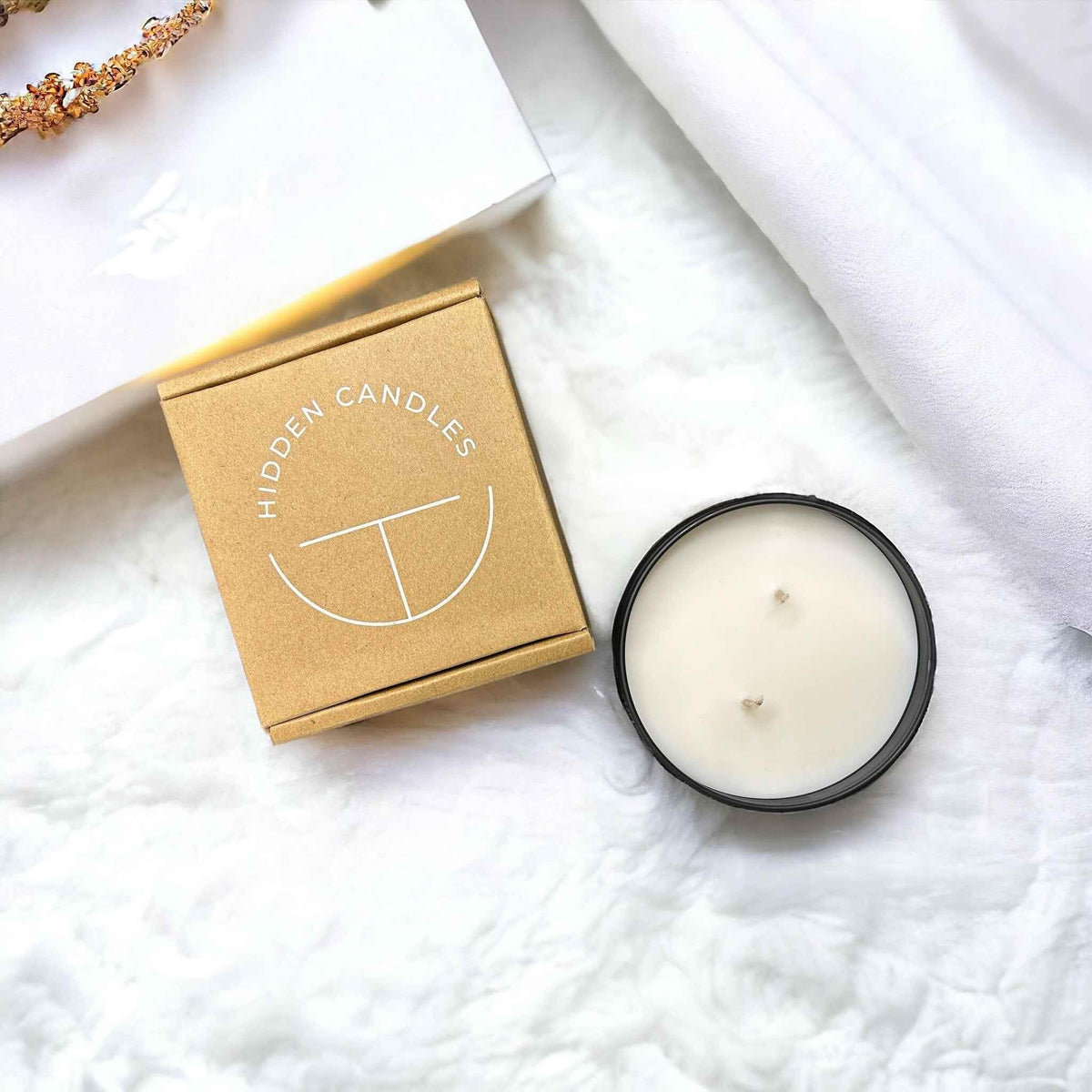Cozy Tiny Home Candle Refill Candle Tin by Hidden Candles
