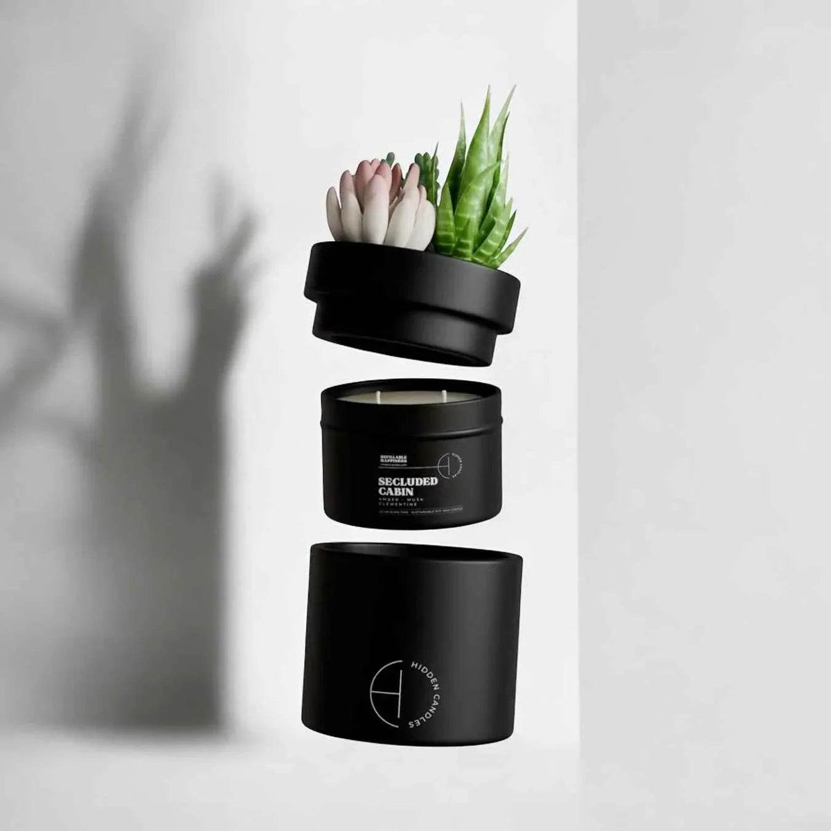 Secluded Cabin Candle Refill Candle Tin by Hidden Candles