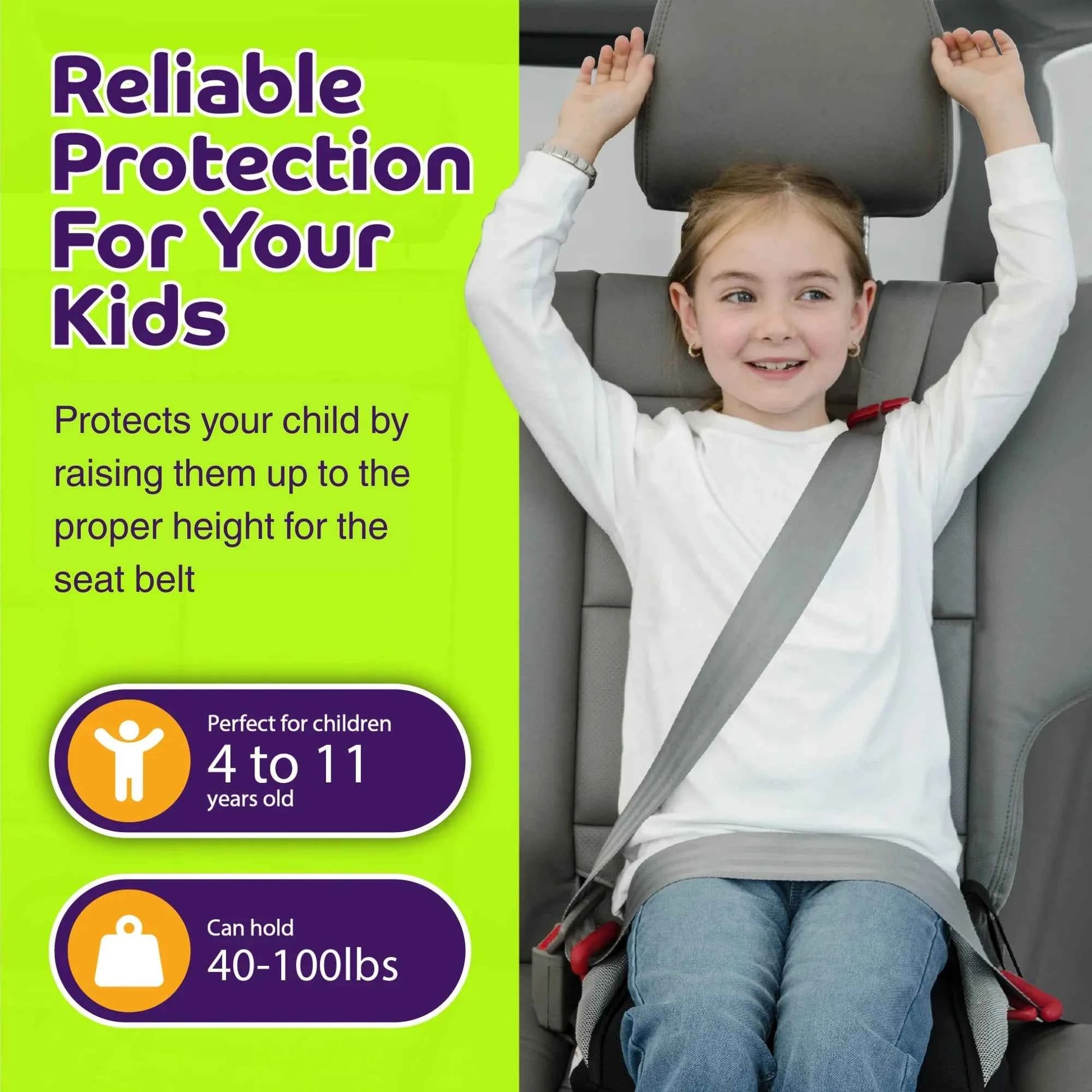 BubbleBum Inflatable Car Booster Seat - Travel Booster Seat - Black Style ✔️