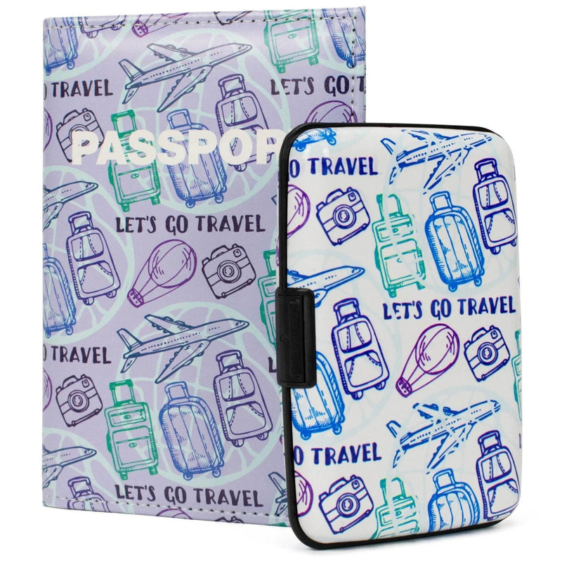 RFID Wallet & Passport Cover Set Passport Wallets by Travellty