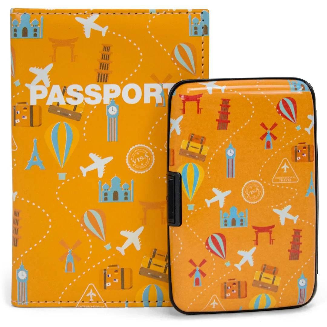 RFID Wallet & Passport Cover Set - GiFTiFY