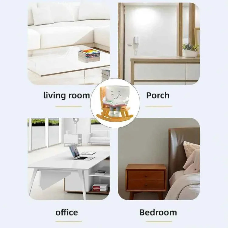 Funny Flower Pot Teacher Appreciation Gift Cute Chair Flower Pot Smile Face Planter Set for Indoor Outdoor Plants