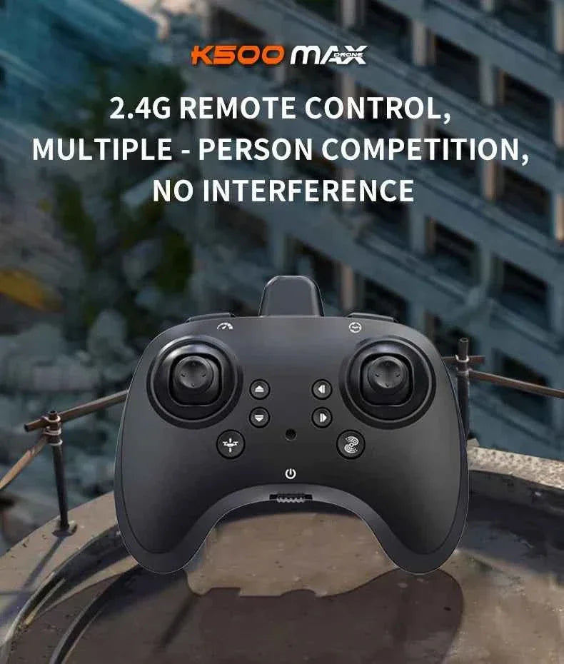 K500MAX Drone Fighter Jet 4k HD Professional Drone Camera WIFI Fpv Aircraft Quadcopte Aerial Photography Drone Birthday Toys Jet Fighter Toy by DSERS