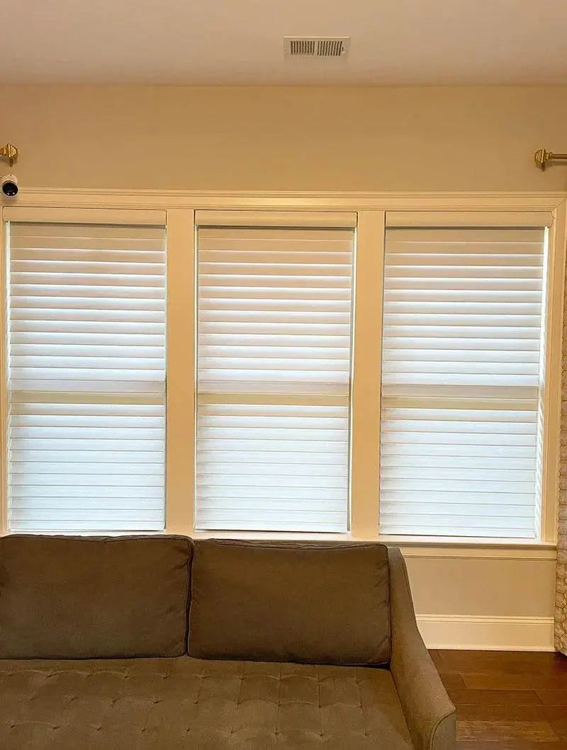 SmartMatters Electric Shangrila Blinds Smart Zigbee Blackout Zebra Shades for Windows and Doors Wifi Tuya Alexa Google Assistant Smart Shade by DS